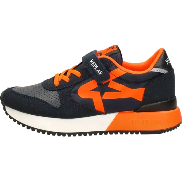Replay Fiber JR 1 sneakers blauw, foto 2