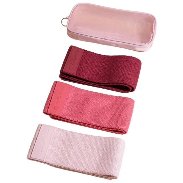 Cabau Lifestyle weerstandband Bloom roze (set van 3)