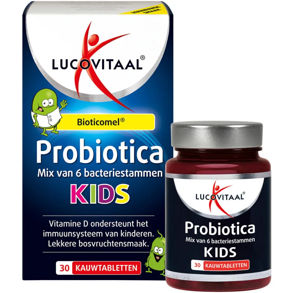 Lucovitaal Probiotica Kids - 30 kauwtabletten, foto 4
