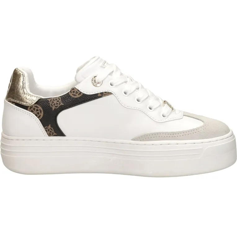 Guess Swole lage sneakers wit