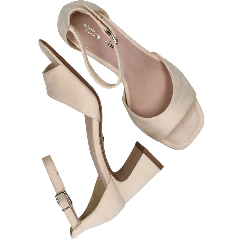 Tamaris sandalette met hak beige, foto 8
