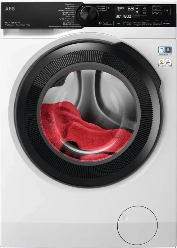 AEG LR7696AAD4 ProSteam Wit, zwarte display