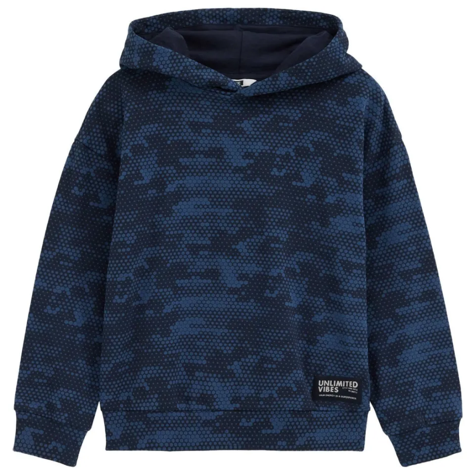 WE Fashion junior hoodie met print - blauw, foto 2