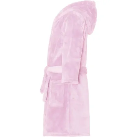 Playshoes fleece badjas lichtroze, foto 3