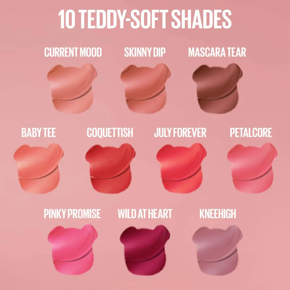 Maybelline New York SuperStay Teddy Tint lippenstift 10 Current Mood roze, foto 3