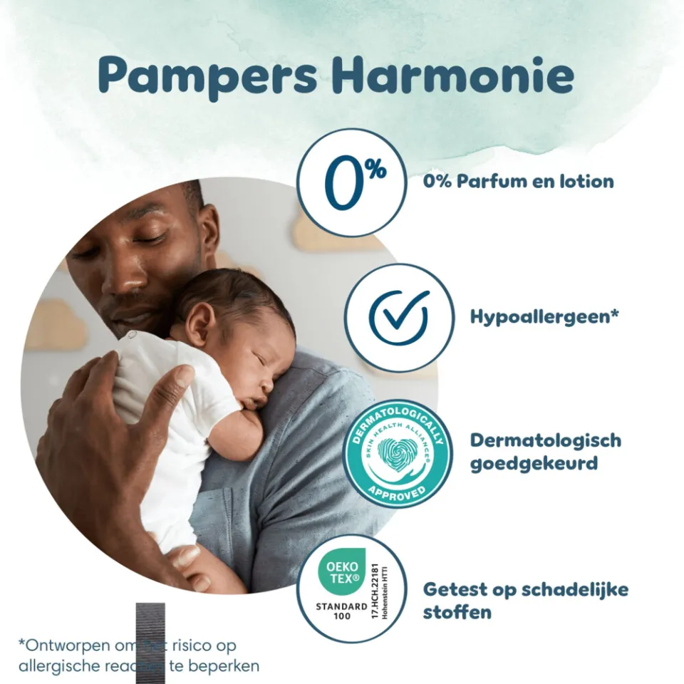 Pampers Harmonie Maat 6 maandbox - 144 luiers - 13kg+, foto 7