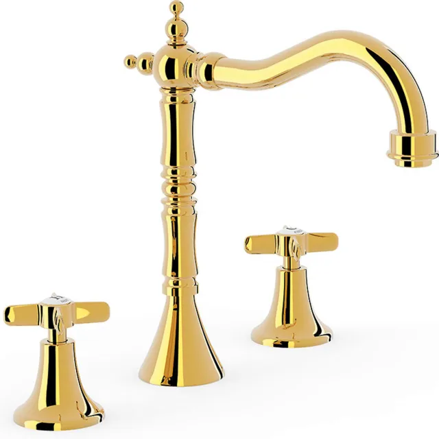 Tres Clasic wastafelmengkraan 2 losse grepen goud