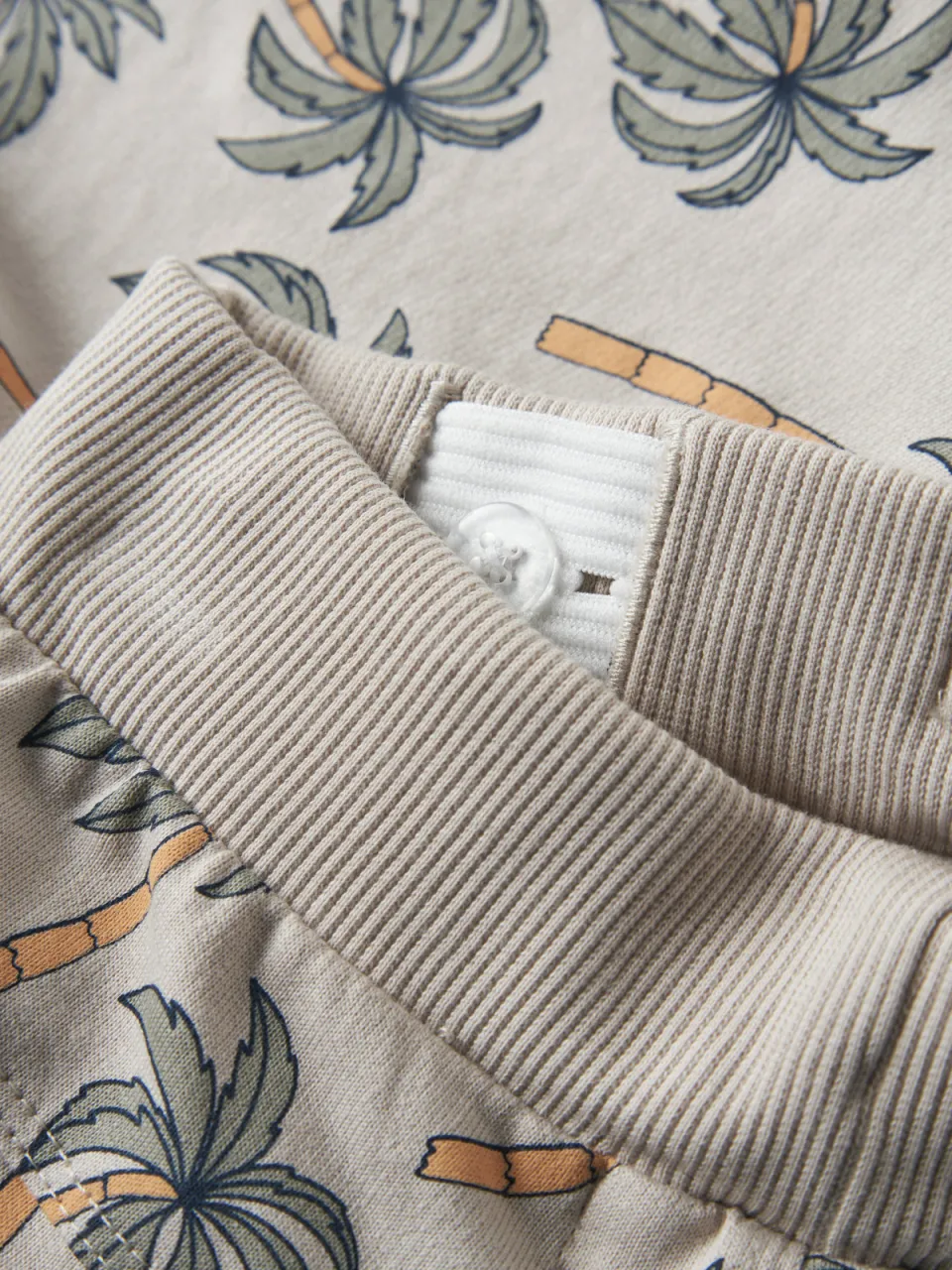 NAME IT MINI sweatshort met print beige, foto 4