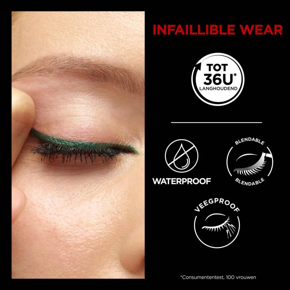 L'oréal Infaillible 36H Grip Gel Automatic eyeliner taupe grey, foto 6