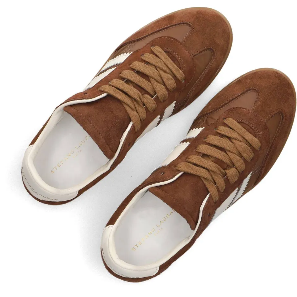 Stefano Lauran Sneakers 1white119 Bruin, foto 4