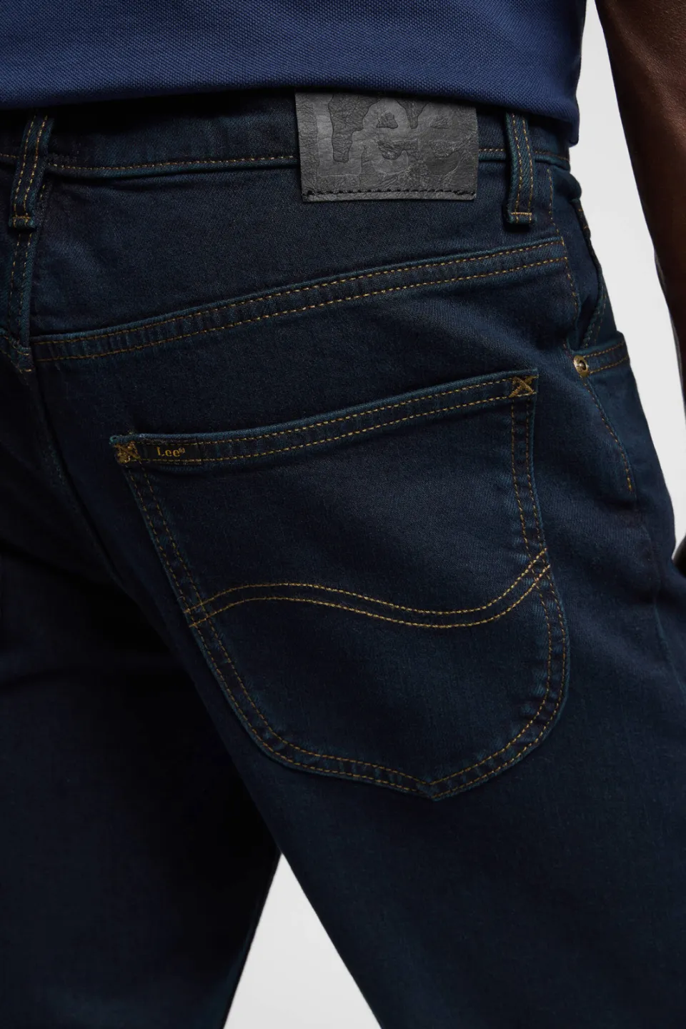 Lee straight leg jeans Brooklyn blue black, foto 5