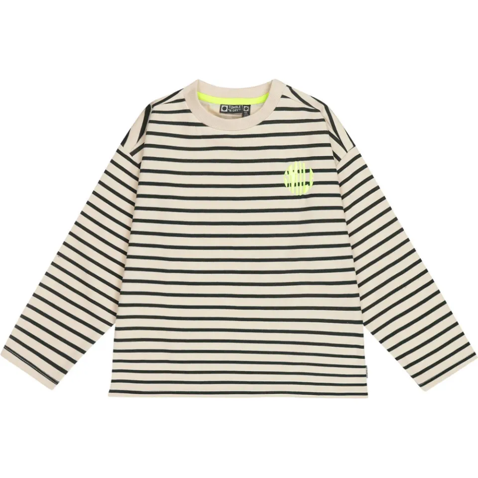 Tumble 'n Dry gestreepte longsleeve donkergroen, foto 2