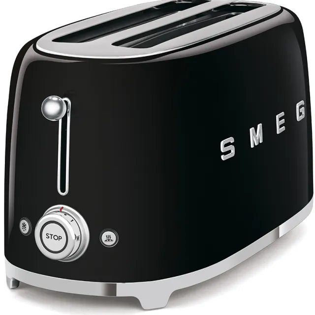 Smeg TSF02BLEU broodrooster zwart
