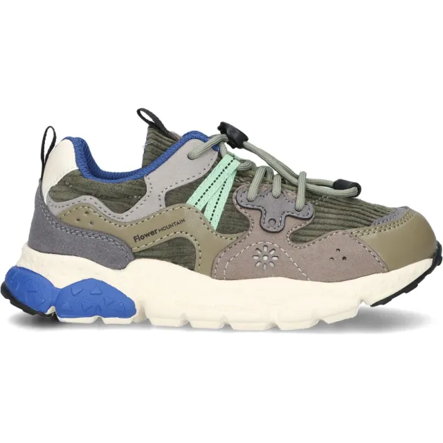 Flower Mountain Yamano 3 Junior lage sneakers groen