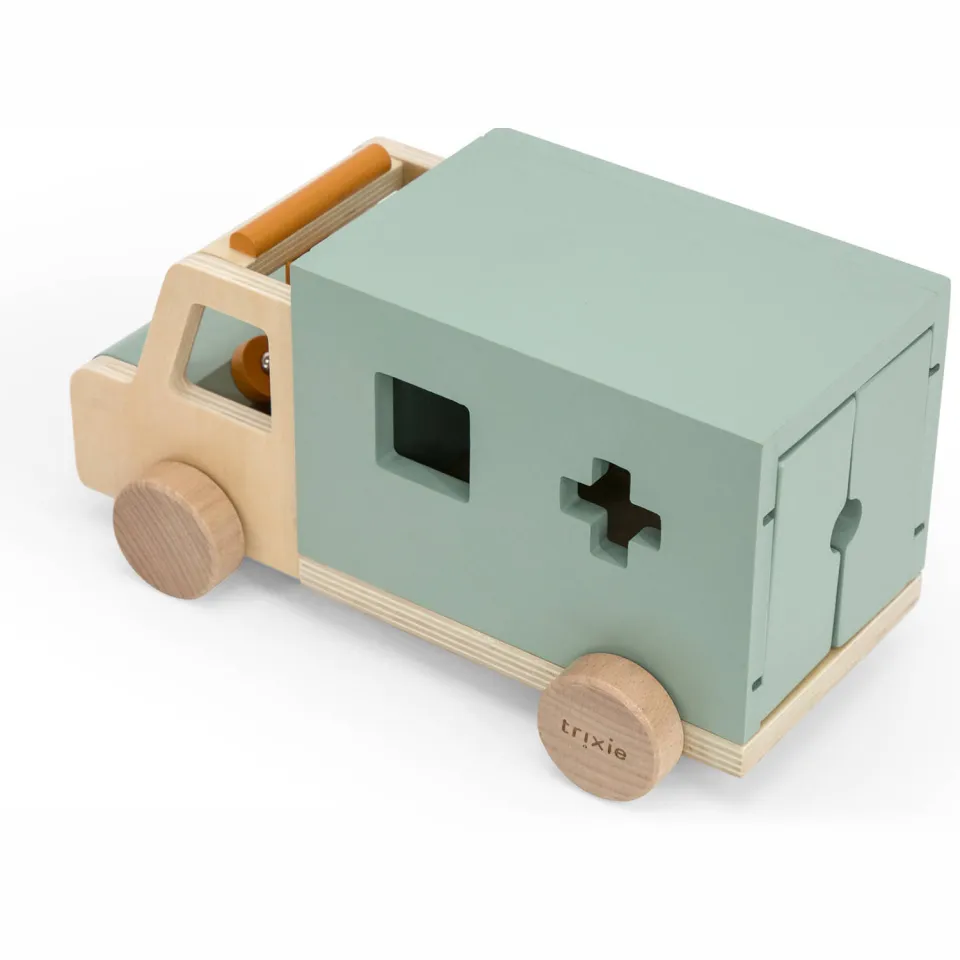 Trixie ambulance speelvoertuig mintgroen, foto 2