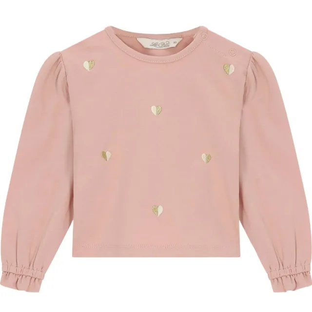 Le Chic hartjes blousetop roze/goud