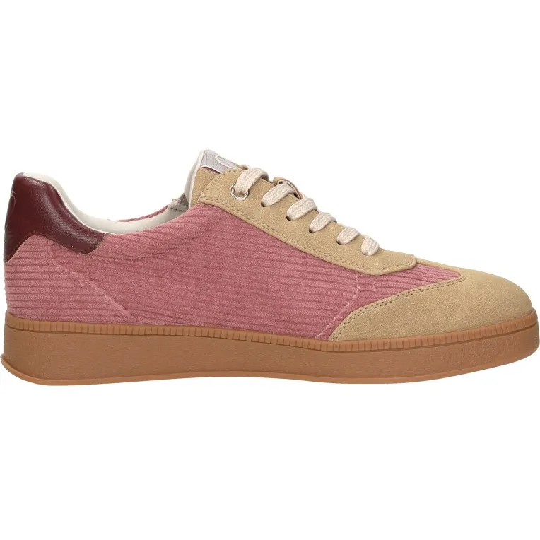 Marco Tozzi lage sneakers roze