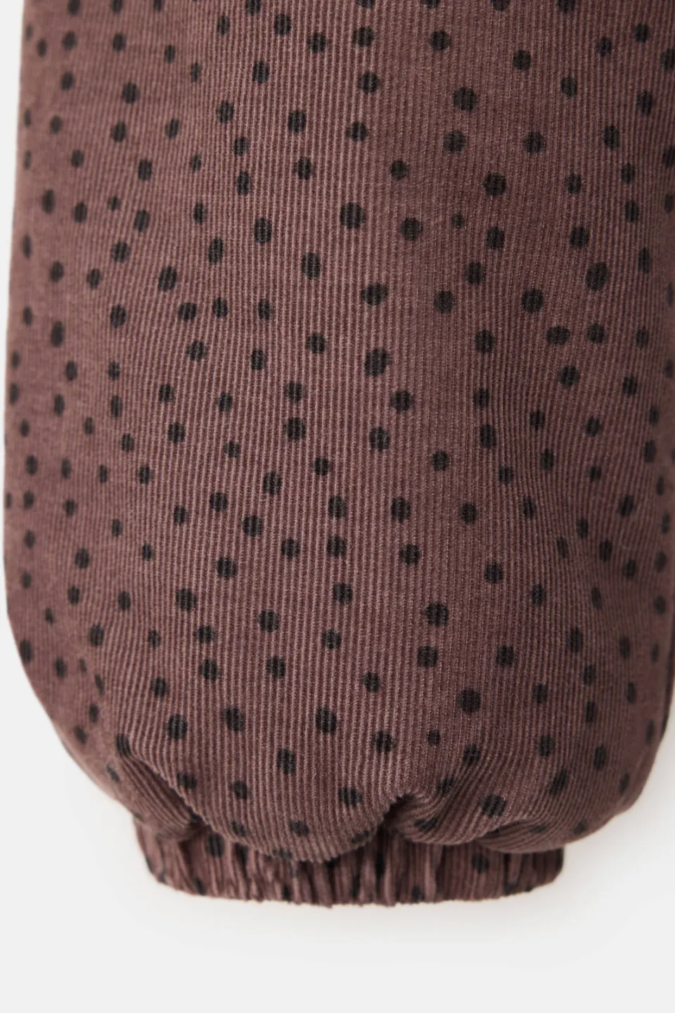 Mango corduroy tussenjas met stippen bruin/zwart, foto 5