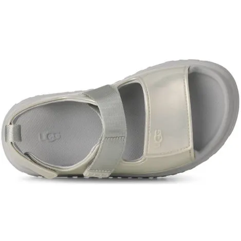 Ugg GoldenGlow Glossy sandaal zilver, foto 2