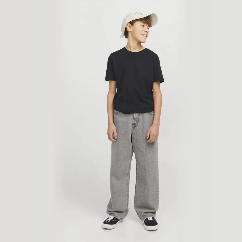 Jack & Jones JUNIOR loose fit jeans - grey denim