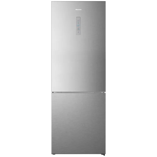 Hisense RB645N4BID Koel-vriescombinatie Grijs RVS