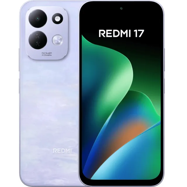 Xiaomi Redmi 17 smartphone 128GB paars