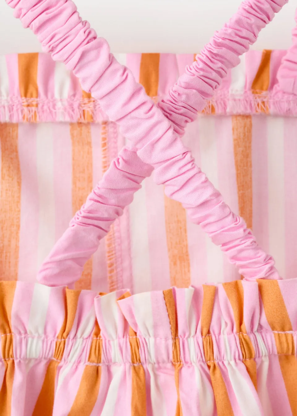 Mango Kids gestreepte playsuit - roze, foto 6