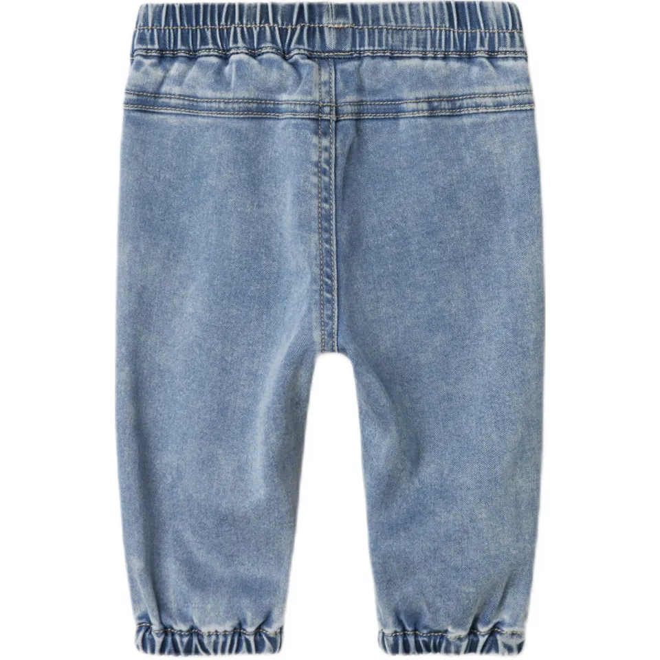 NAME IT BABY NBFROSE regular fit jeans met ruches - mediumblauw, foto 3