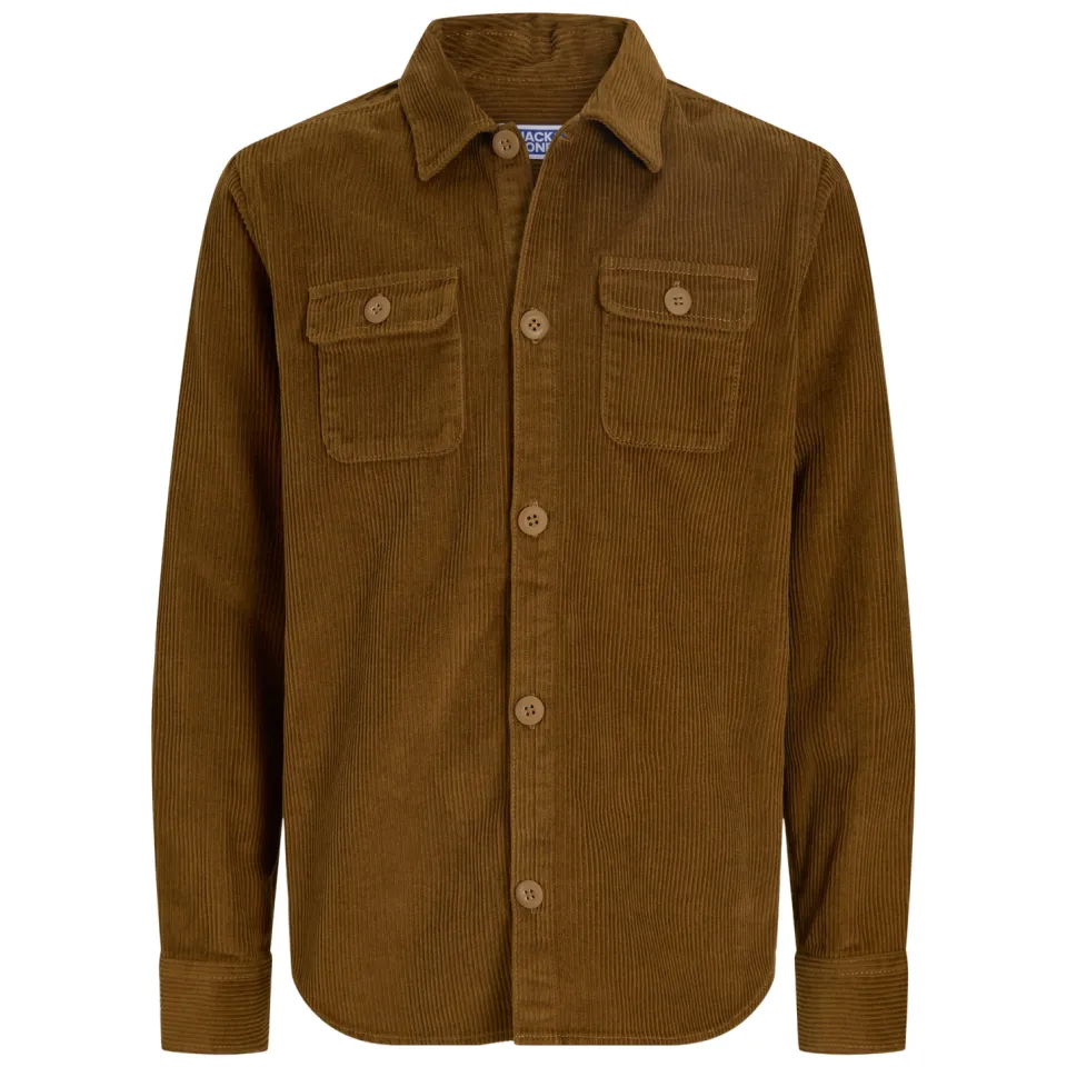 Jack & Jones JUNIOR corduroy overhemd - bruin, foto 2
