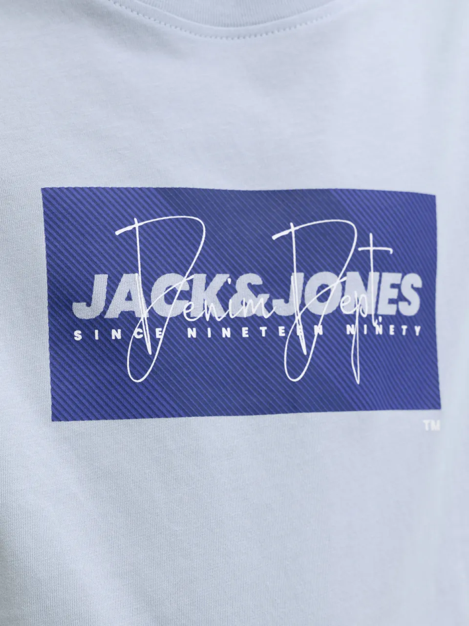 Jack & Jones t-shirt lichtblauw met logo, foto 8