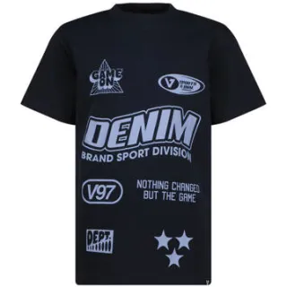 Vingino T-shirt donkerblauw met print
