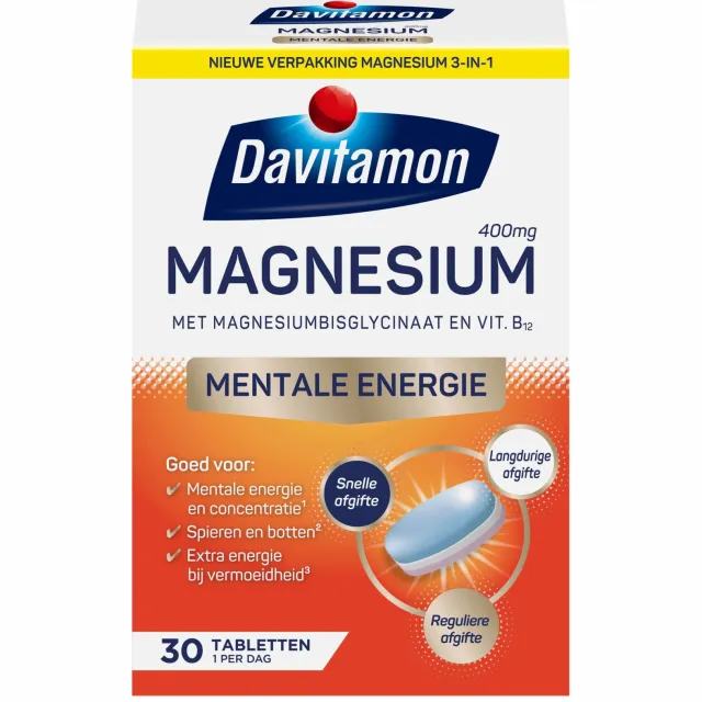 Davitamon Magnesium 3-in-1 tabletten