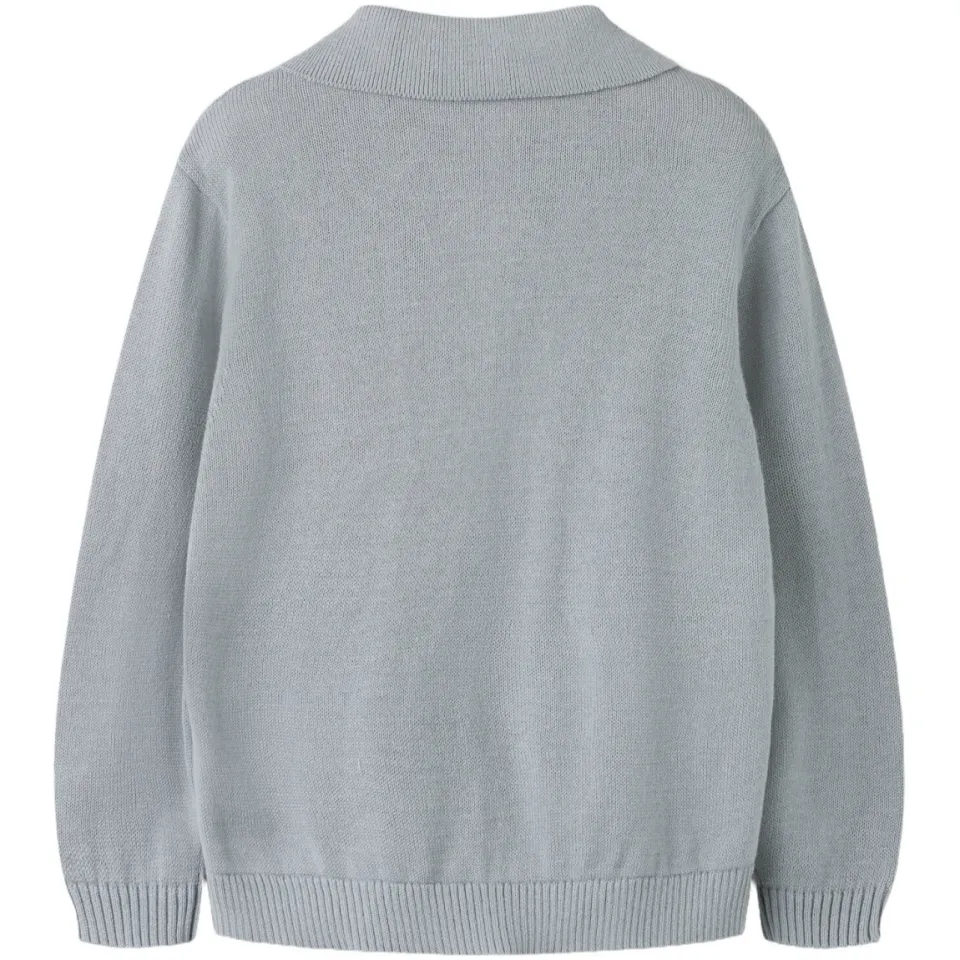 Lil' Atelier MINI oversized polo - lichtgrijs, foto 2