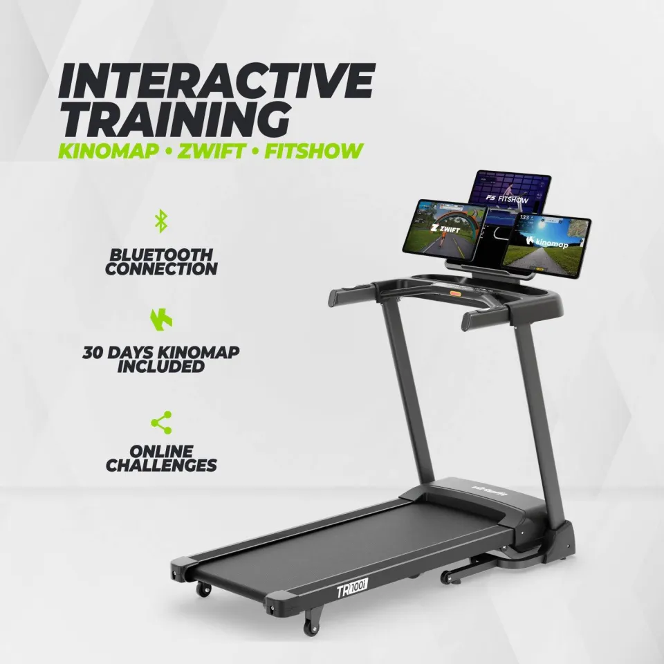 Virtufit loopband TR-100i zwart/groen, foto 4