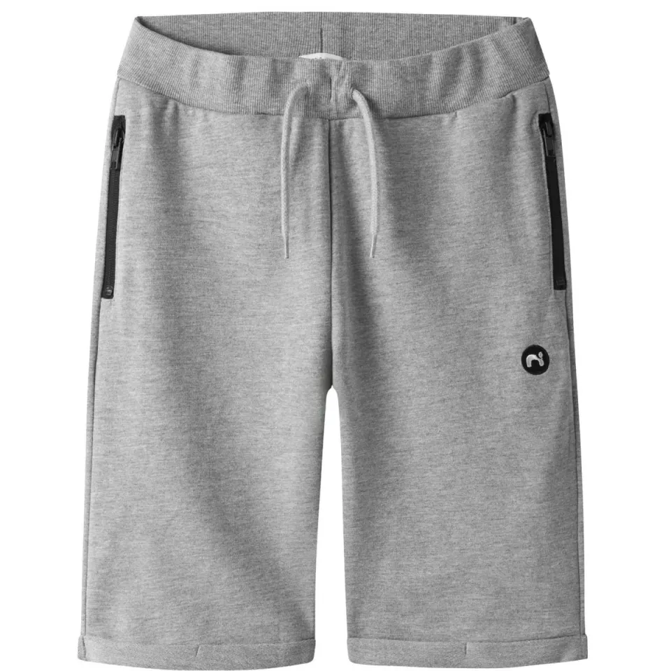 NAME IT sweatshort grijs melange, foto 2
