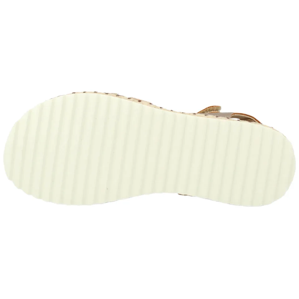 Develab sandalen goud/panterprint, foto 5