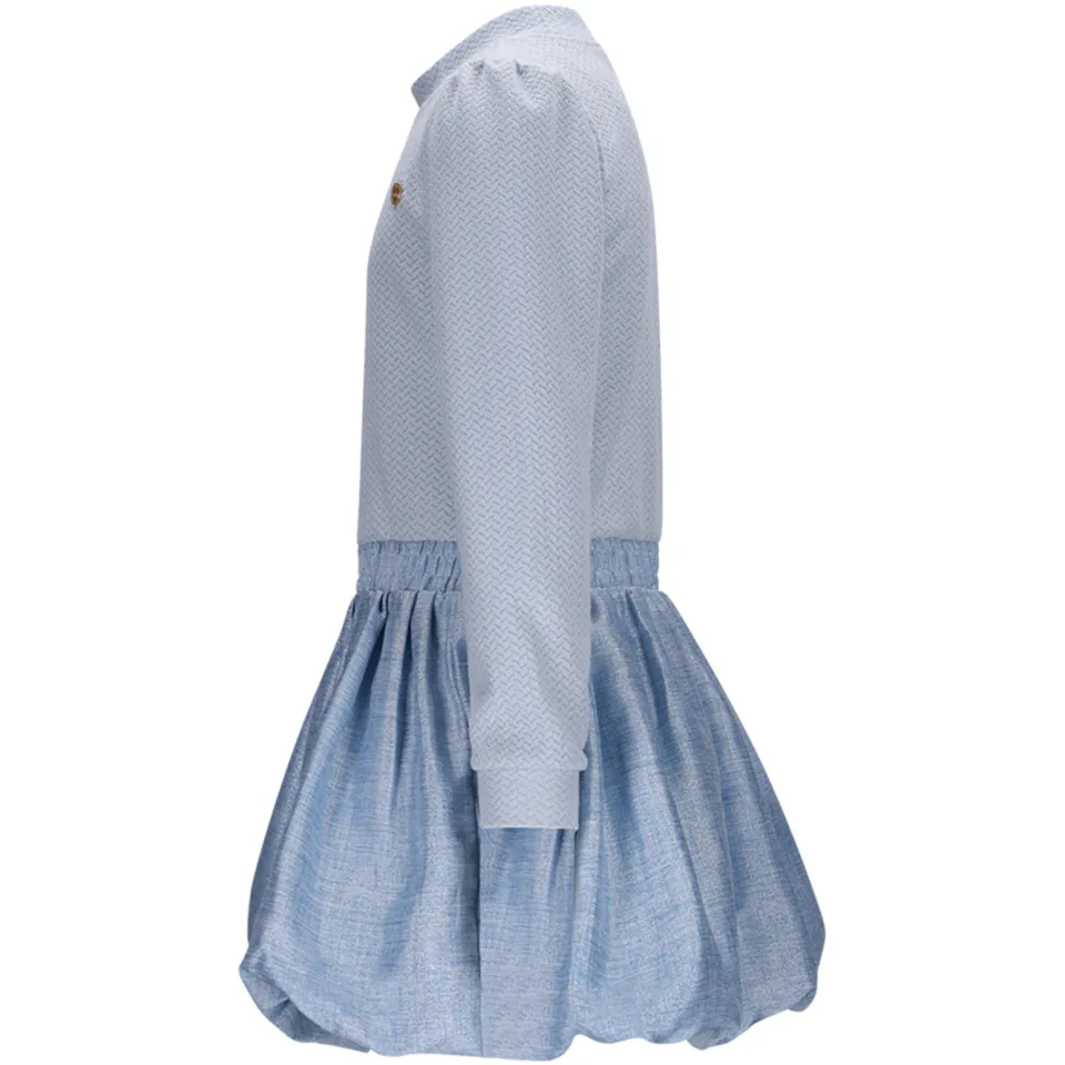Le Chic SALLOON korte jurk lichtblauw, foto 4