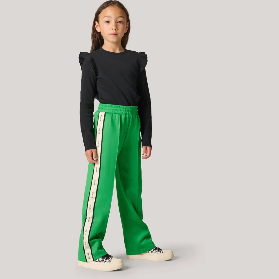 Shoeby ribgebreide top met ruches zwart, foto 3