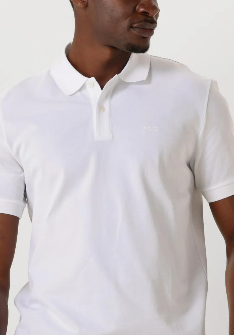 Boss Black Heren Polo's & T-shirts Pallas - Wit, foto 4