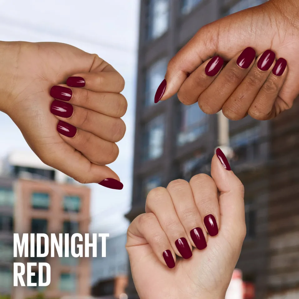 Maybelline New York SuperStay Ink Bonder nagellak Midnight Red, foto 7
