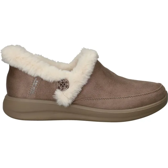Skechers Slip-Ins Cozy Escape Pantoffels Dames Beige