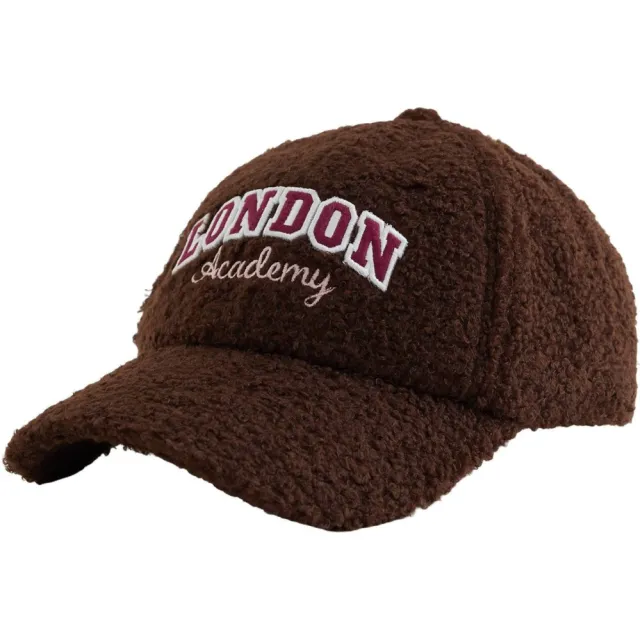 WE Fashion teddy pet met tekst - donkerbruin