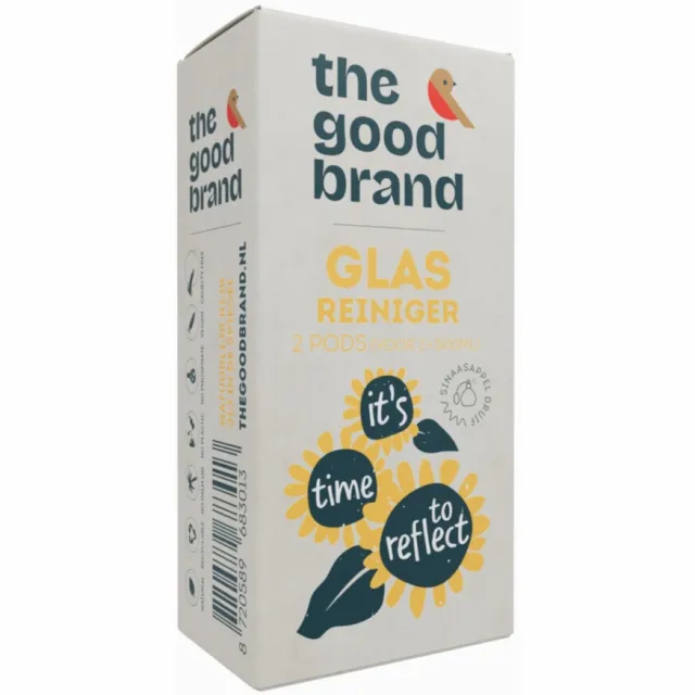 The Good Brand Glasreiniger Pods 2 stuks
