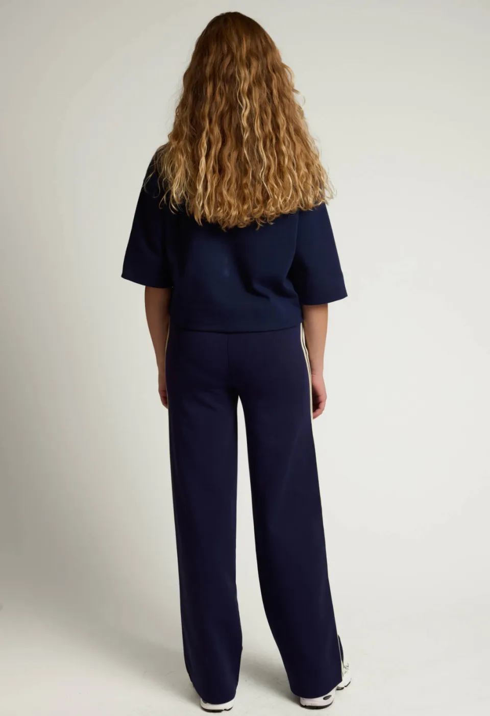 LOOXS 10sixteen relaxed fit gestreepte joggingbroek donkerblauw, foto 7