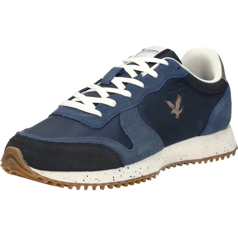 Lyle & Scott Leno lage sneakers blauw, foto 3