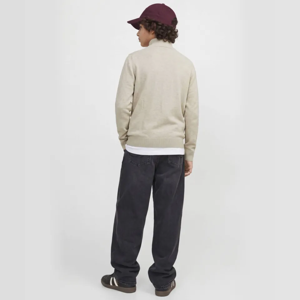 Jack & Jones JUNIOR trui ecru fijn gebreid, foto 7