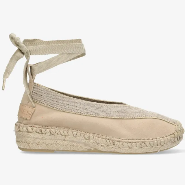 Shabbies Amsterdam Palma suède espadrille beige, foto 2