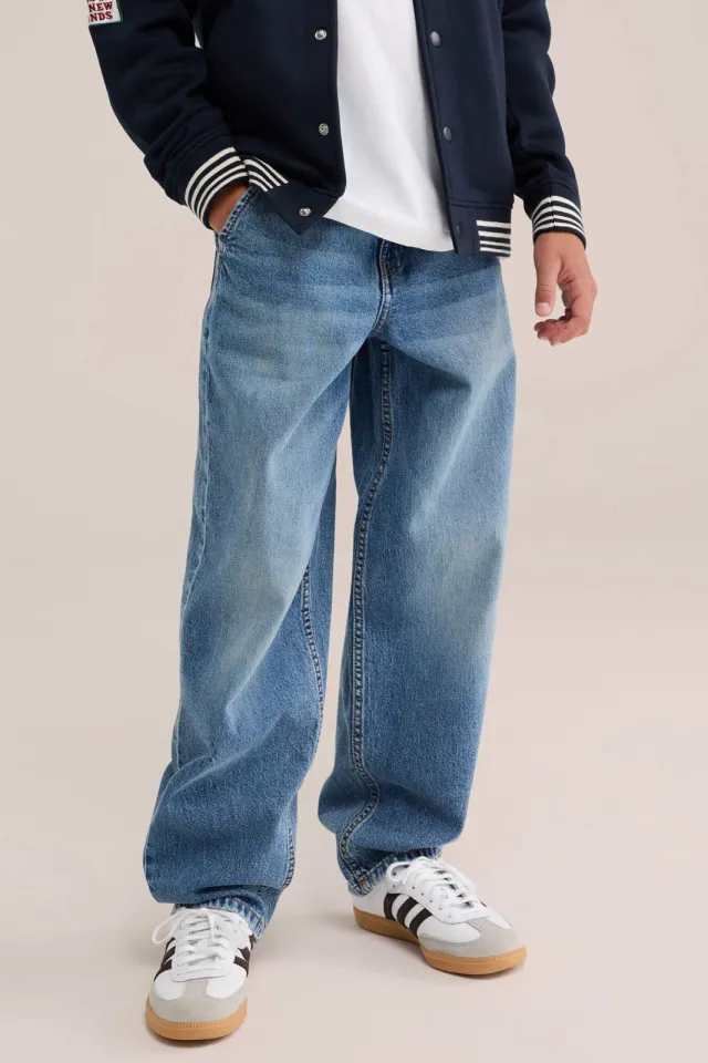 WE Fashion Blue Ridge baggy jeans - medium blue denim, foto 3