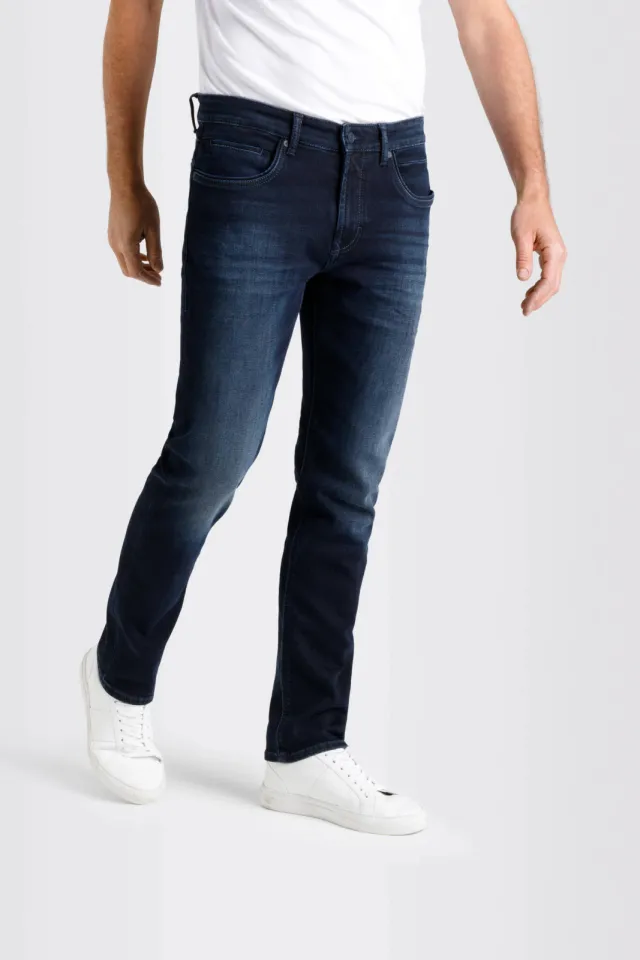 MAC Arne Pipe Modern Fit jeans donkerblauw blauw, foto 4