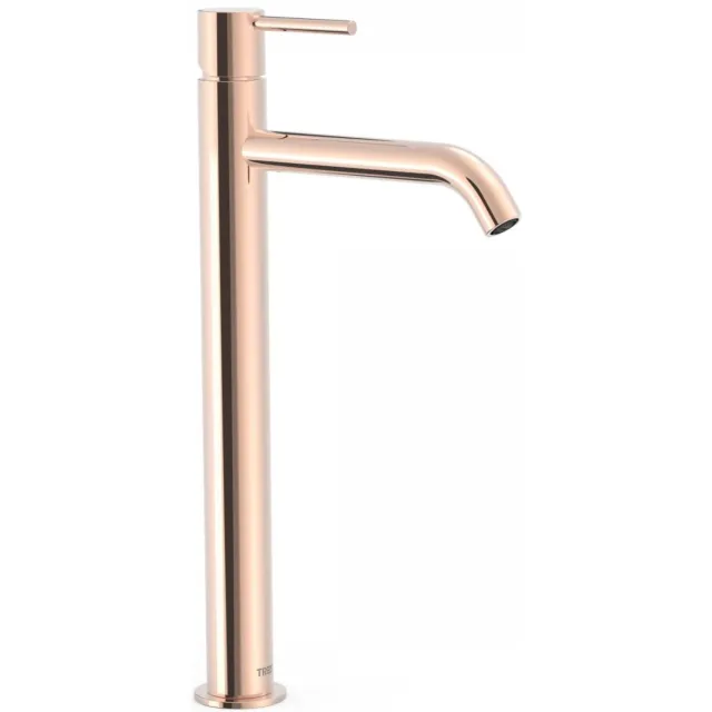 Tres Study Exclusive hoge wastafelmengkraan 1-knop rosé goud